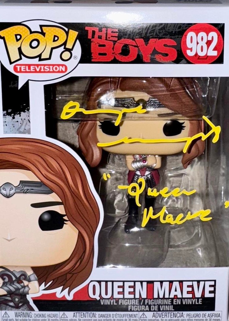 Dominique McElligott Signed Funko Pop #982 (The Boys) - JSA COA #03